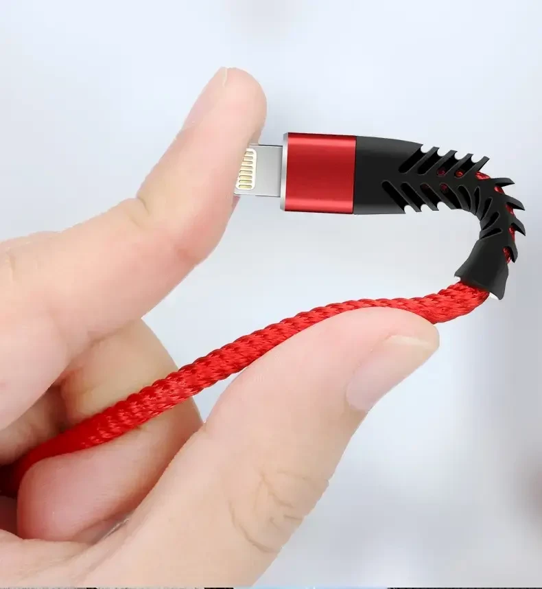 Fusion Accessories "Fusion Fishbone" USB-C į USB-C kabelis 65W | 3A | 1,5 m raudonas