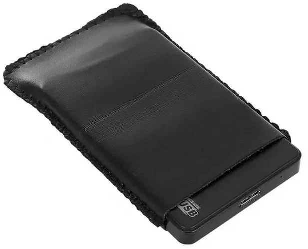 „Fusion Accessories Fusion“ 2,5 colio išorinis kietojo disko korpusas SATA III | USB 3.0, medis|juodas
