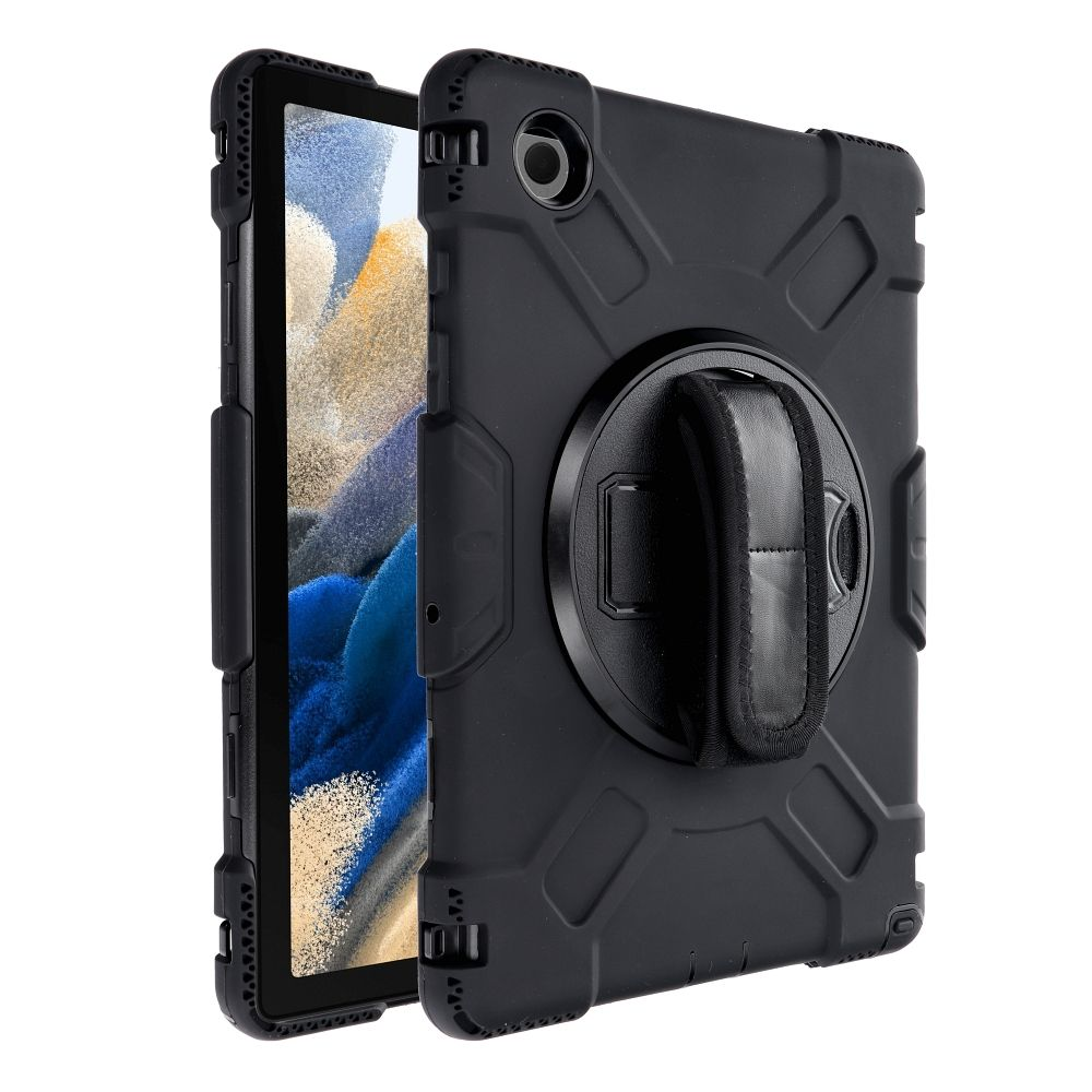 Fusion Accessories Fusion 360 Rotation planšetės dėklas su besisukančiu laikikliu Samsung X200 Galaxy Tab A8 2021 10.5" juodas