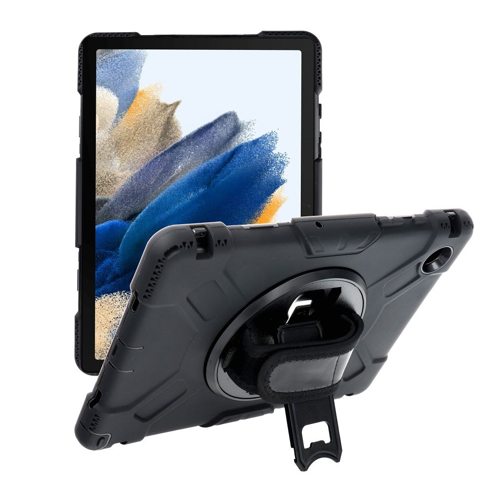 Fusion Accessories Fusion 360 Rotation planšetės dėklas su besisukančiu laikikliu Samsung X200 Galaxy Tab A8 2021 10.5" juodas