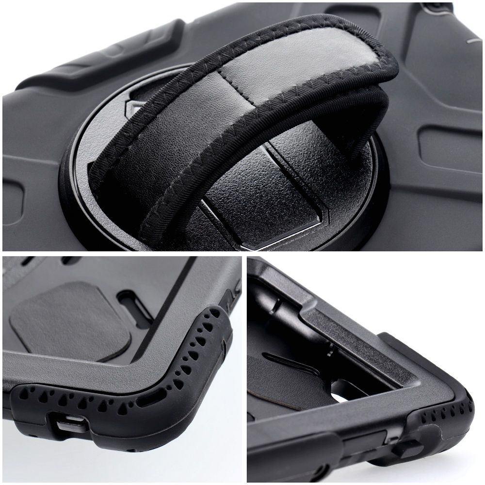Fusion Accessories Fusion 360 Rotation planšetės dėklas su besisukančiu laikikliu Samsung X200 Galaxy Tab A8 2021 10.5" juodas