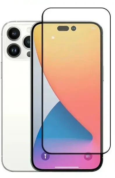 Fusion Accessories Fusion 5D glass grūdintas stiklas pilnai uždengtas rėmeliu Apple iPhone 14 Max | Plus juodas