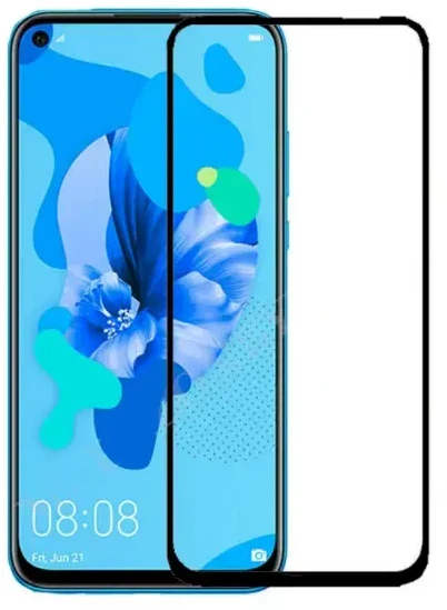 Fusion Accessories Fusion 5D grūdintas stiklas pilnai uždengtas rėmeliu Huawei Mate 30 Lite juodas
