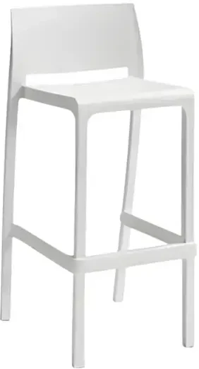 Fusion Accessories Garden bar stool Volga Stool 65 50x49x89cm baltas