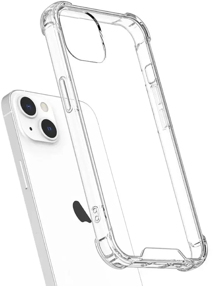 Fusion Accessories "Anti Shock Silikoninis dėklas Apple iPhone 15 Plus" Transtarent