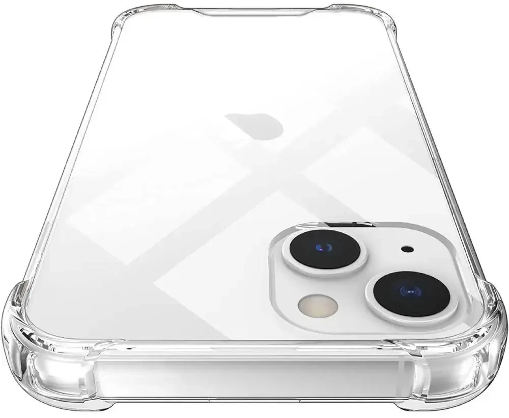 Fusion Accessories "Anti Shock Silikoninis dėklas Apple iPhone 15 Plus" Transtarent