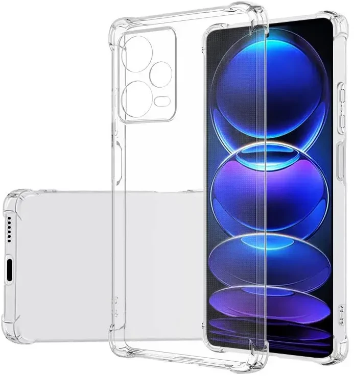 Fusion Accessories "Anti Shock Silikoninis dėklas 1.5 mm Redmi Note 12 4G" Transparent
