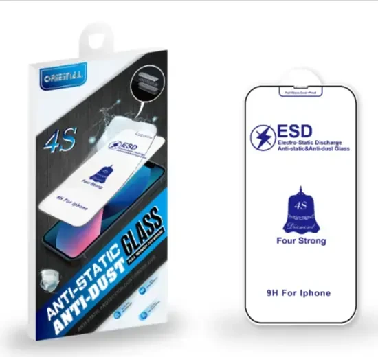 Fusion Accessories Fusion ESD Anti-Static Dust Proof grūdintas stiklas skirtas Apple iPhone 12 Pro Max juodas
