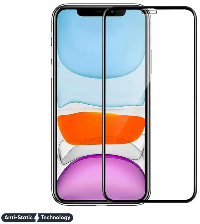 Fusion Accessories Fusion ESD 6D Anti-Static grūdintas stiklas, skirtas Apple iPhone 11 Pro juodas