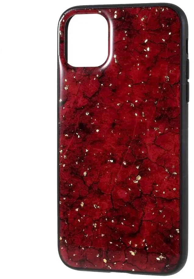 Dėklas Fusion Accessories Fusion Priedai "Art Epoxy Back Case Apple iPhone 11 Pro" Tamsi Raudona