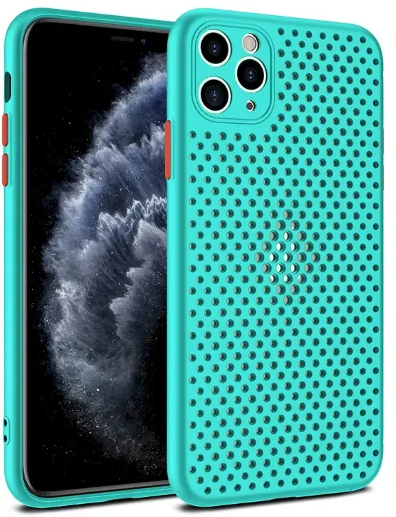 Fusion Accessories Silikoninis dėklas Fusion Breathe skirtas Apple iPhone 12 Mini Mint