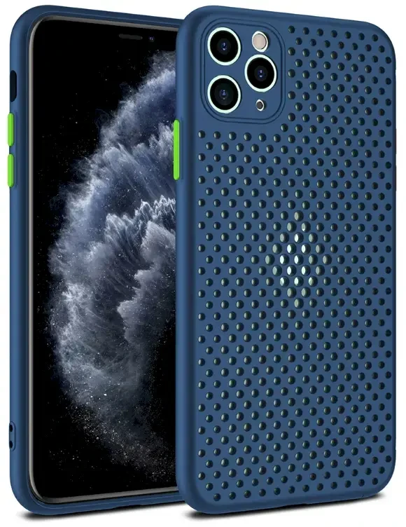 Fusion Accessories Silikoninis dėklas Fusion Breathe, skirtas Samsung A217 Galaxy A21S Mėlyna