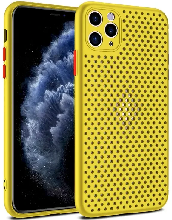 Fusion Accessories Silikoninis dėklas Fusion Breathe Apple iPhone 7 | 8 | SE 2020 | 2022 geltonas