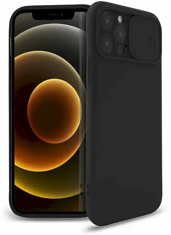 Fusion Accessories "Camera Protect Silikoninis dėklas Galaxy A32 4G" Juodas