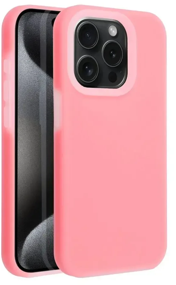 „Fusion Accessories“ „Fusion Candy“ telefono dėklas, skirtas „iPhone 16 Pro“, rožinis