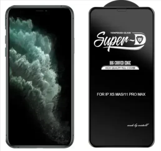Fusion Accessories Fusion D-Pro Curved Edge grūdintas stiklas skirtas Apple iPhone 14 Plus juodas