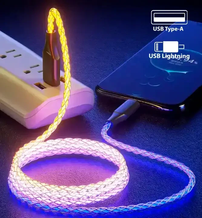 Fusion Accessories LED USB-C - Lightning 20W, 1M, juodas