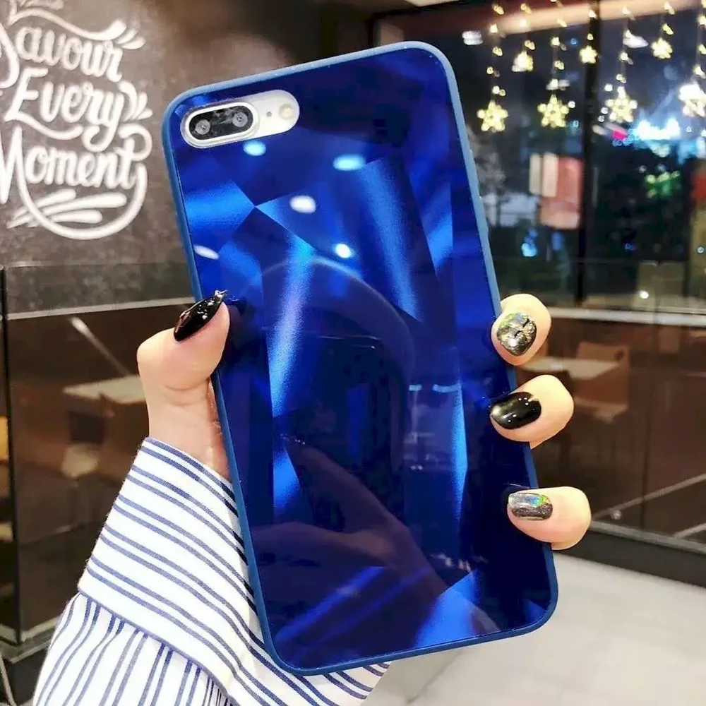 Dėklas Fusion Accessories Fusion Priedai "Diamond Stone Back Case Apple iPhone 11 Pro Max" Mėlyna
