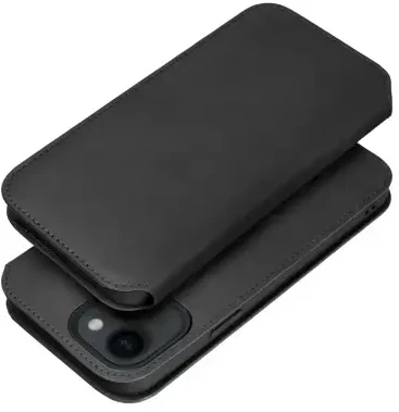 „Fusion Accessories“ „Fusion“ dvigubas kišenės tipo telefono dėklas, skirtas „Samsung Galaxy A34“ (A346), juodas