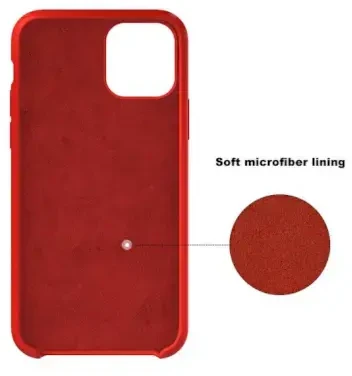 „Fusion Accessories“ „Fusion Elegance“ apsauginis silikoninis dėklas, skirtas „Samsung Galaxy S25 Edge“, raudonas