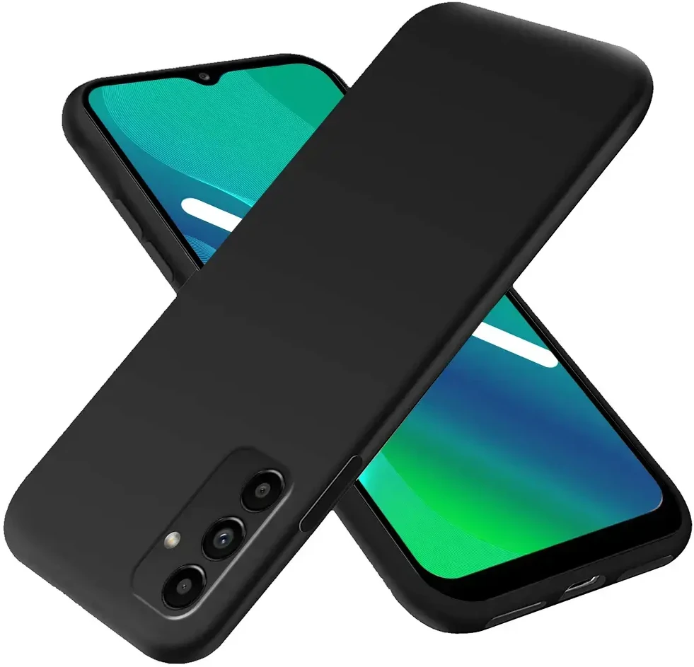 „Fusion Accessories“ „Fusion Elegance Fibre Protect“ telefono dėklas, skirtas „Samsung Galaxy A23 5G“ (A236), juodas