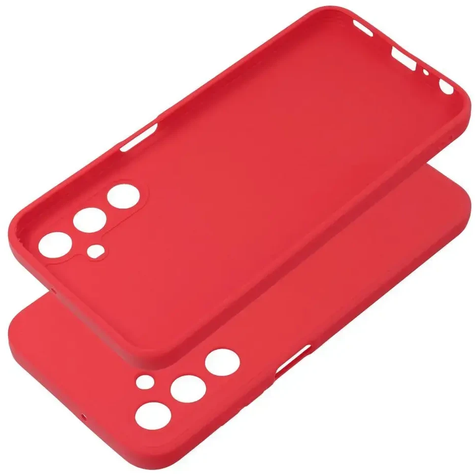 „Fusion Accessories Fusion Elegance“ silikoninis telefono dėklas, skirtas „Samsung Galaxy A25“ (A256), raudonas