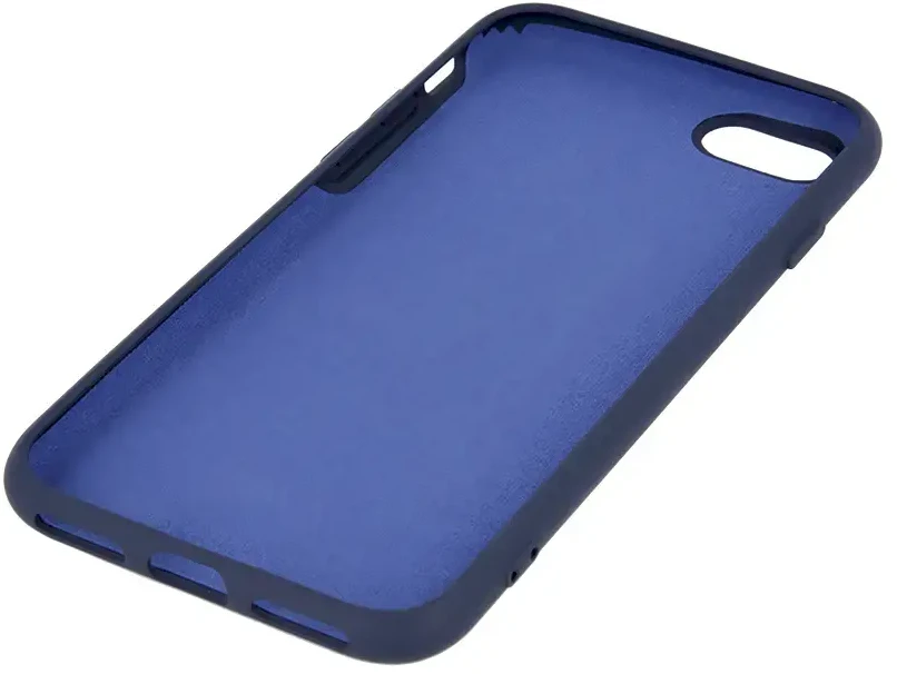 Fusion Accessories Fusion elegance fiber silikoninis dėklas skirtas Xiaomi Redmi Note 11 4G mėlyna