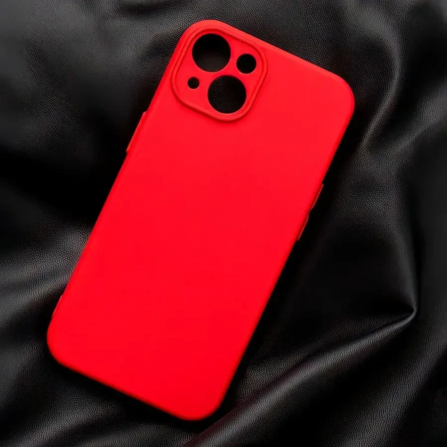 Fusion Accessories Fusion Elegance Fibre Silikoninis dėklas for iPhone 15 Pro Max red