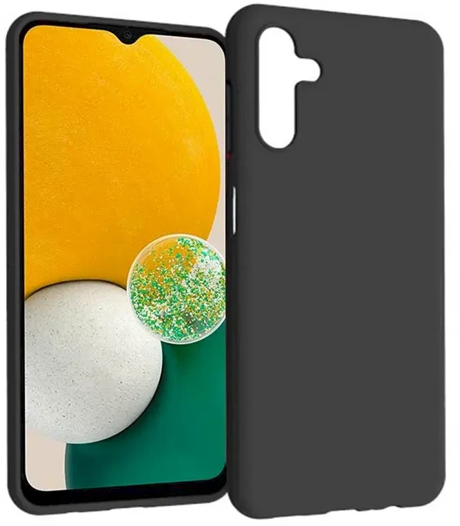 Fusion Accessories Fusion elegance fiber silikoninis dėklas skirtas Samsung A136 Galaxy A13 5G | A04S juodas