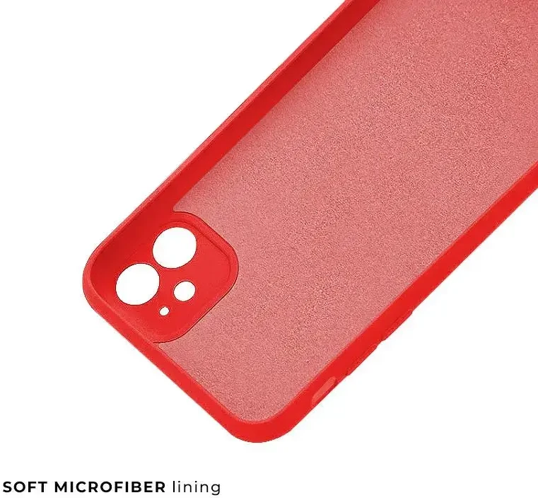 Dėklas Fusion Accessories "Elegance Fibre Case Xiaomi Redmi 13C/ Poco C65 4G" Raudona