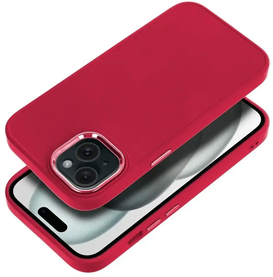 „Fusion Accessories“ „Fusion Frame“ telefono dėklas, skirtas „iPhone 15 Plus“, rožinis