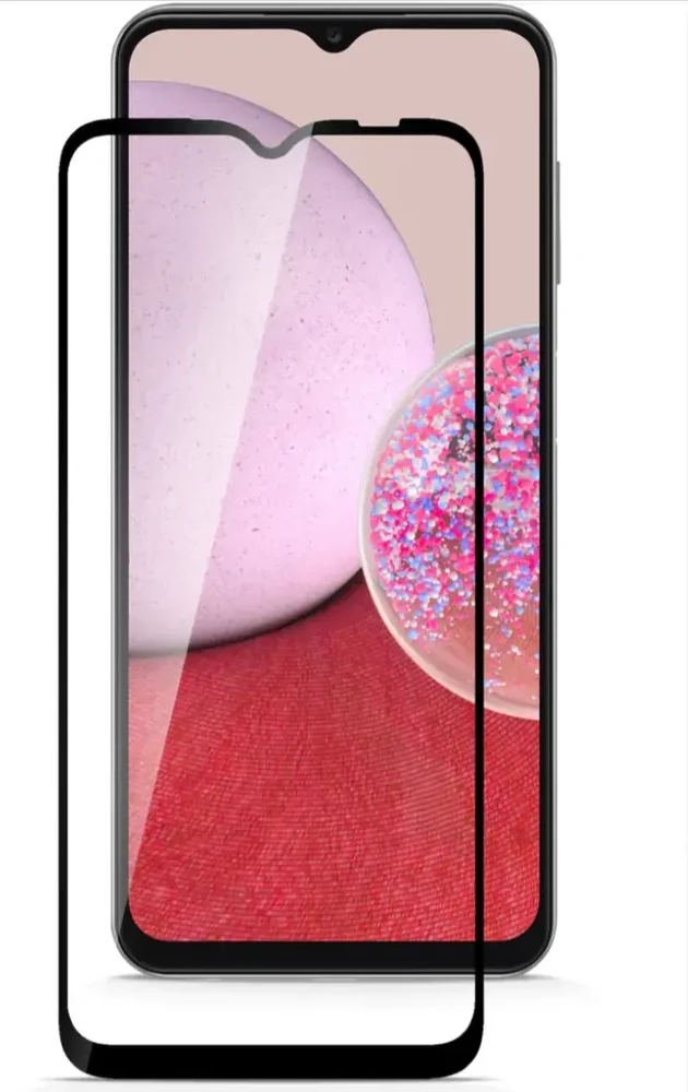 Fusion Accessories Fusion full glue 5D grūdintas stiklas pilnai uždengtas rėmeliu Samsung A145 | A146 Galaxy A14 4G | 5G juodas