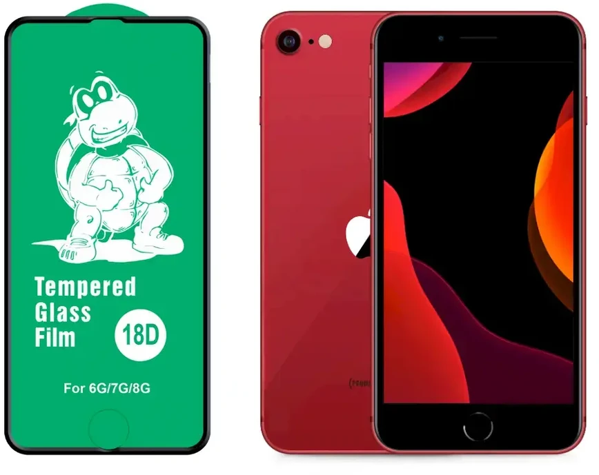Fusion Accessories Fusion Full Glue 18D grūdintas stiklas, visiškai uždengtas rėmeliu Apple iPhone 7+ | 8+ Juodas