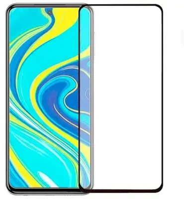 Fusion Accessories Fusion Full Glue 5D grūdintas stiklas, visiškai uždengtas rėmeliu Xiaomi Redmi Note 9 Pro Max Juodas