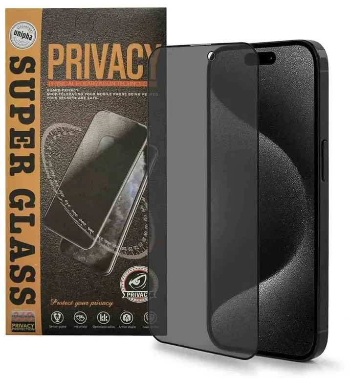 „Fusion Accessories“ „Fusion“ viso ekrano apsauginis grūdintas stiklas telefonui „Samsung Galaxy A16 5G“ (A166) (privatumo efektas)