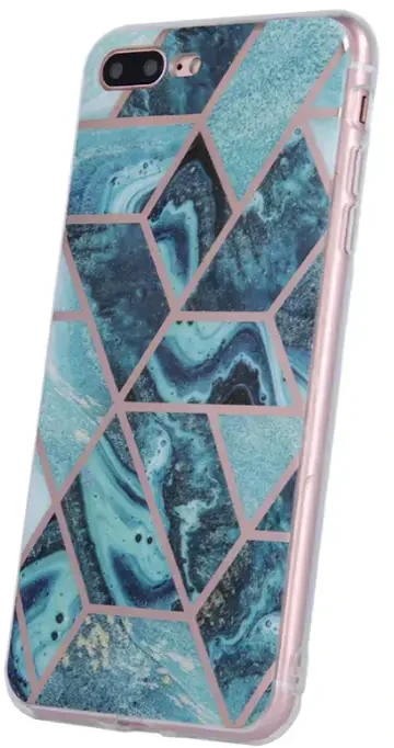 Dėklas Fusion Accessories „Geometric Marble Case iPhone 12 Pro Max“ Žalias