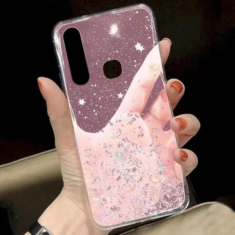 „Fusion Accessories“ „Fusion Glue“ blizgučiais dengtas telefono dėklas, skirtas „iPhone 12 Pro Max“, rožinis