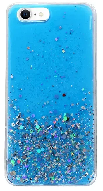 „Fusion Accessories“ „Fusion“ klijuojamas blizgučių telefono dėklas, skirtas „iPhone 13 Pro“ mėlynas