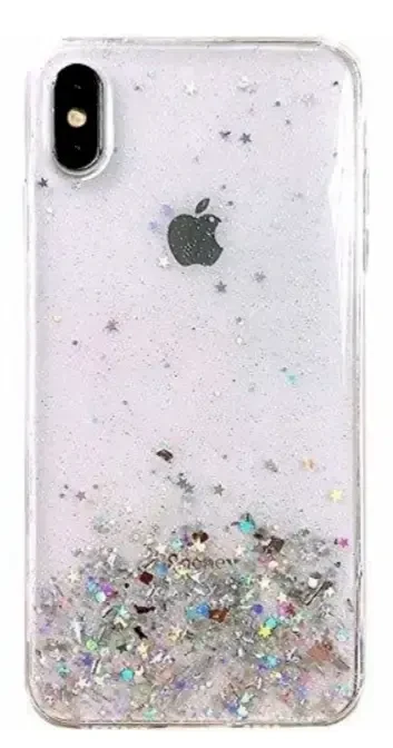 Dėklas Fusion Accessories Fusion glue glitter phone case for iPhone 13 Pro transparent