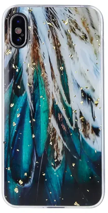 „Fusion Accessories“ „Auksinis Glam Case Galaxy A55 5G“ plunksnų dėklas