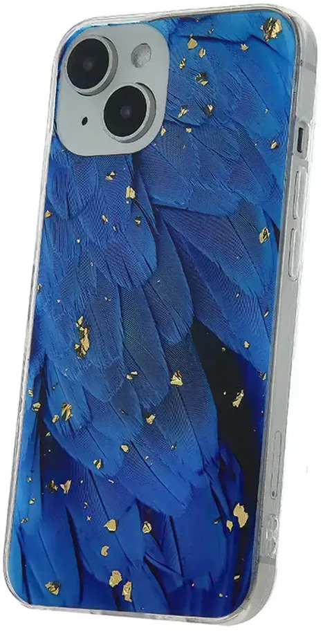 „Fusion Accessories“ „Fusion Gold Glam“ telefono dėklas, skirtas „Samsung Galaxy A54 5G“ (A546), daugiaspalvis (Mėlyna)