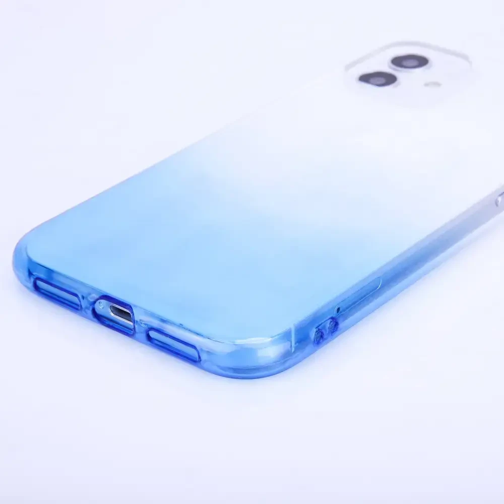 „Fusion Accessories“ „Gradient Back Case iPhone 13 Pro“ skaidrus dėklas - Mėlyna