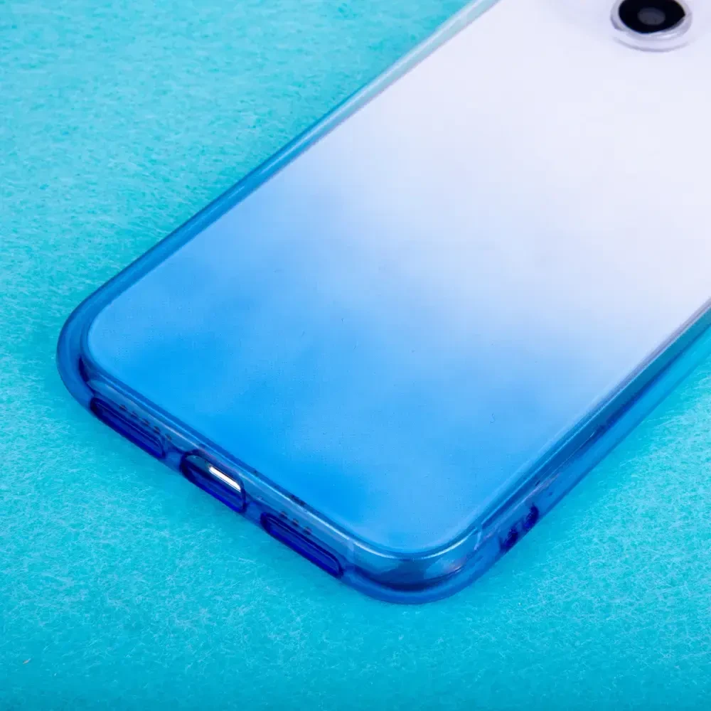 „Fusion Accessories“ „Gradient Back Case iPhone 13 Pro“ skaidrus dėklas - Mėlyna