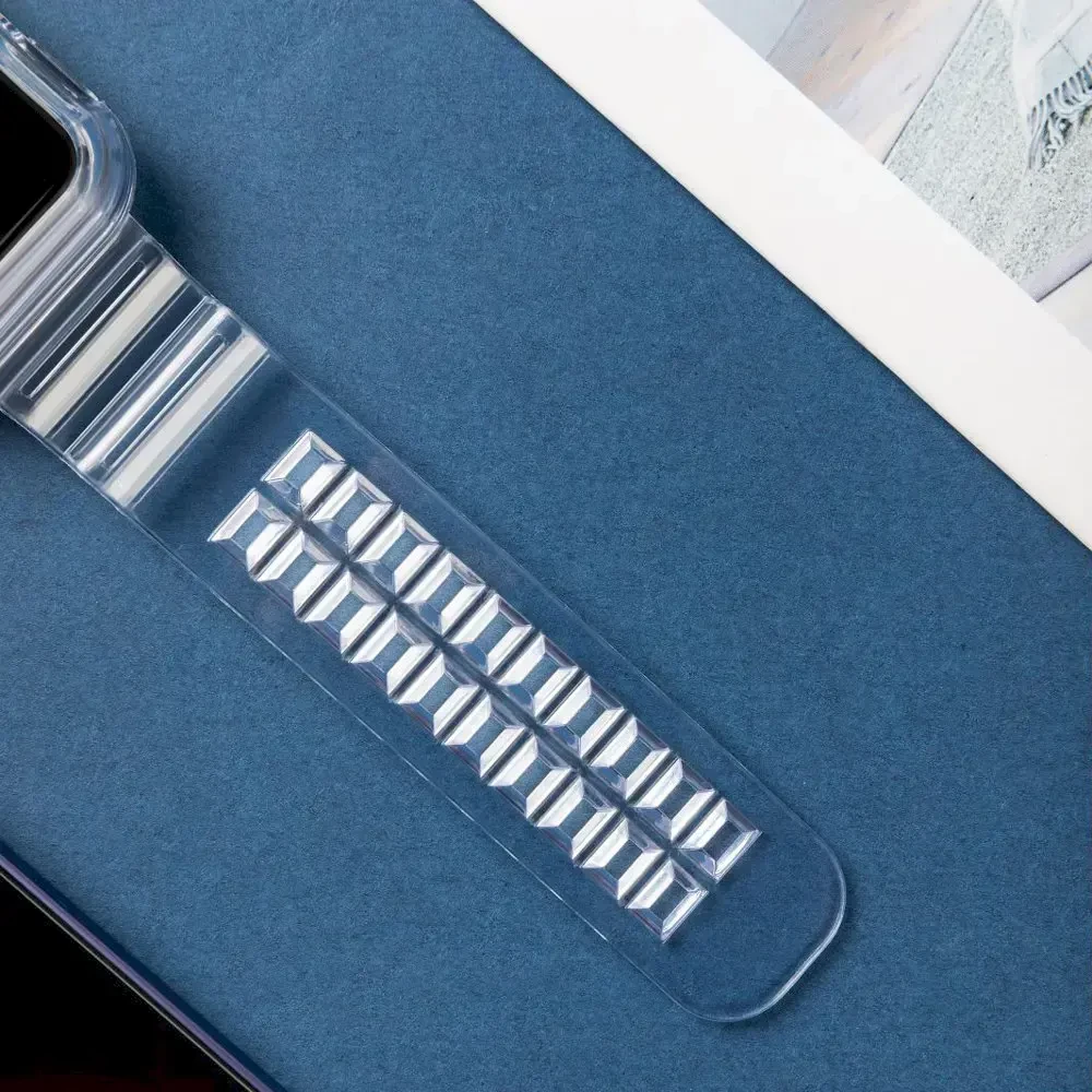 „Fusion Accessories Light Set“ išmaniojo laikrodžio dirželis, skirtas „Apple Watch 2/3/4/5/6/7/SE“ (38/40/41 mm) | Silikonas | juodas