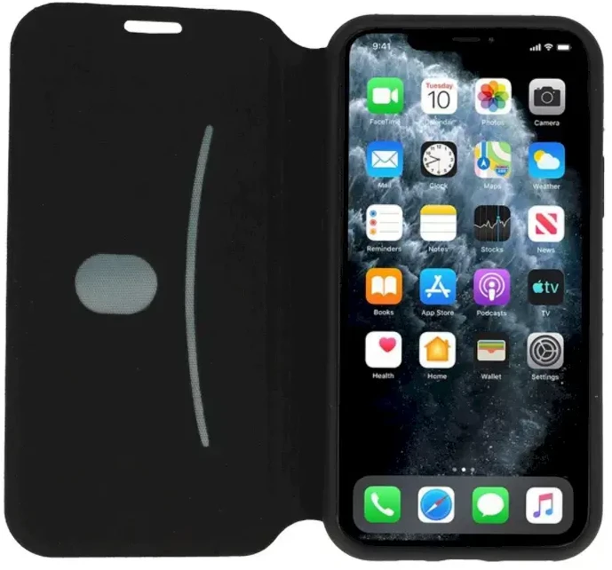Fusion Accessories Fusion Lite Book dėklas skirtas Apple iPhone 12 Pro Max juodas