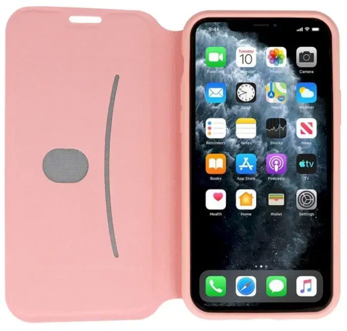 Dėklas Fusion Accessories "Lite Book Case Galaxy A21s" Light Rožinė