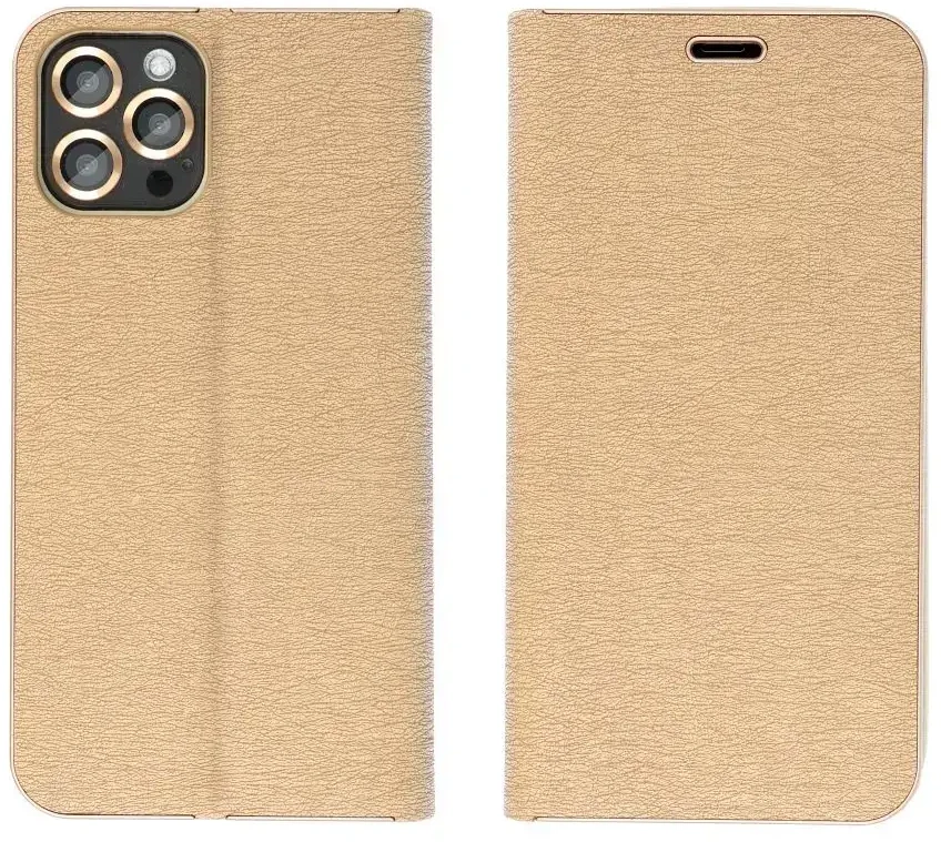 Dėklas „Fusion Accessories“ „Luna Book Case Galaxy A35 5G“ auksinis