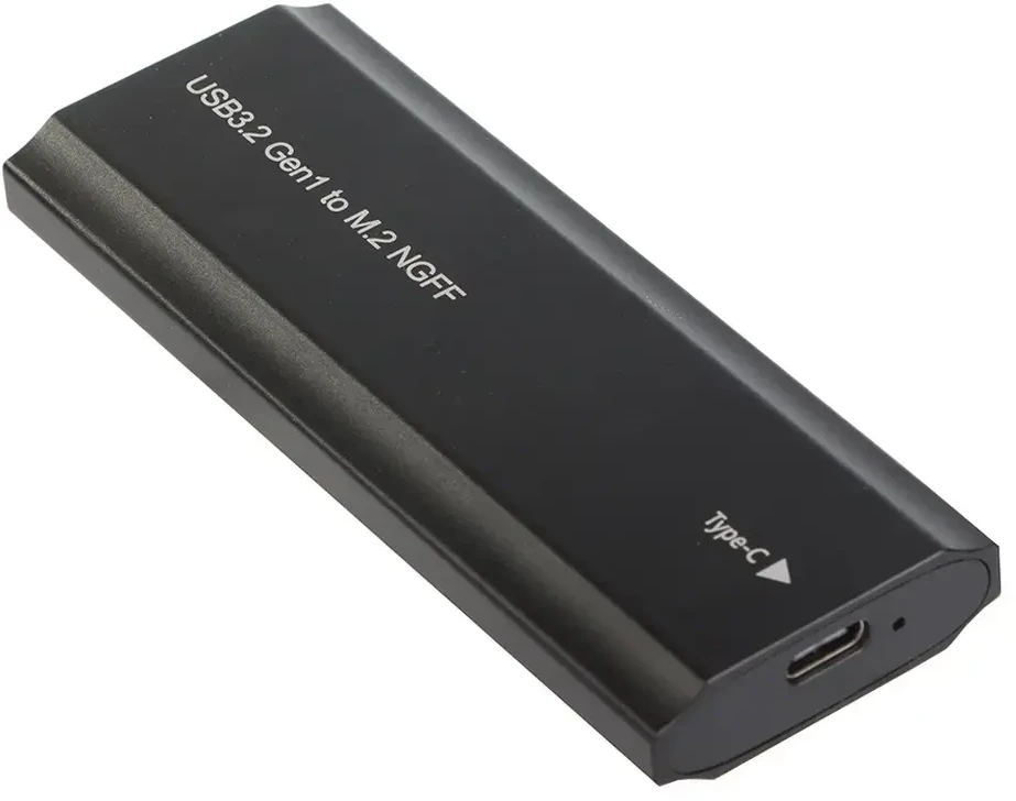 Fusion Accessories „Fusion M2“ į USB-C M-key SSD disko adapteris, juodas