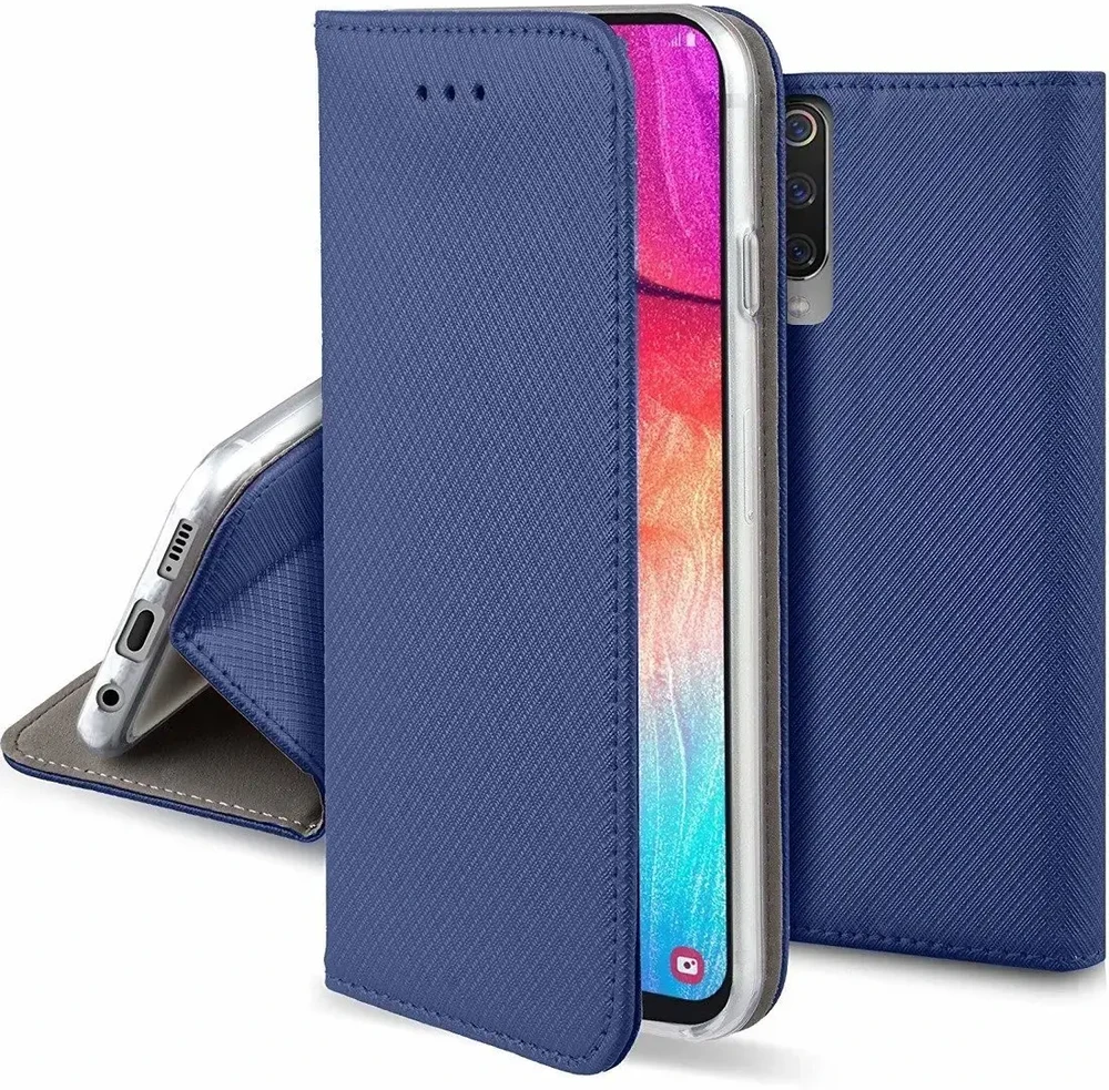 Fusion Accessories atverčiamas dėklas skirtas Samsung A725 | A726 Galaxy A72 | A72 5G, mėlynas