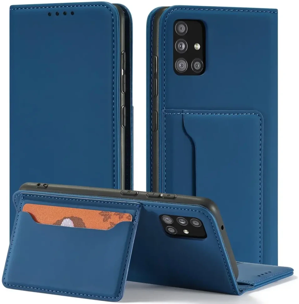 Dėklas „Fusion Accessories“ „Magnetinė kortelė Galaxy A34 5G“ Mėlyna